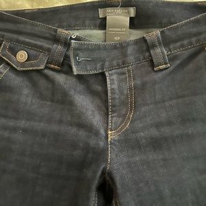 Ann Taylor Capri stretch, jeans worn once if that